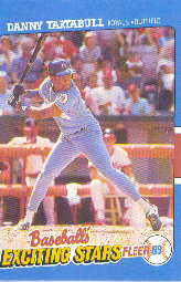1988 Fleer Exciting Stars Baseball Cards       041      Danny Tartabull
